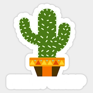 Feelin' Sharp Cute Cactus Sticker